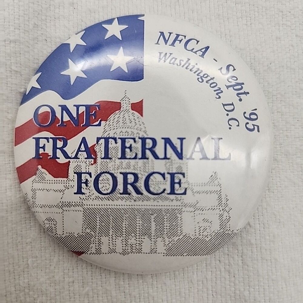 Pin National Fusion Center Association NFCA Washington DC Sept 1995 Pinback VTG